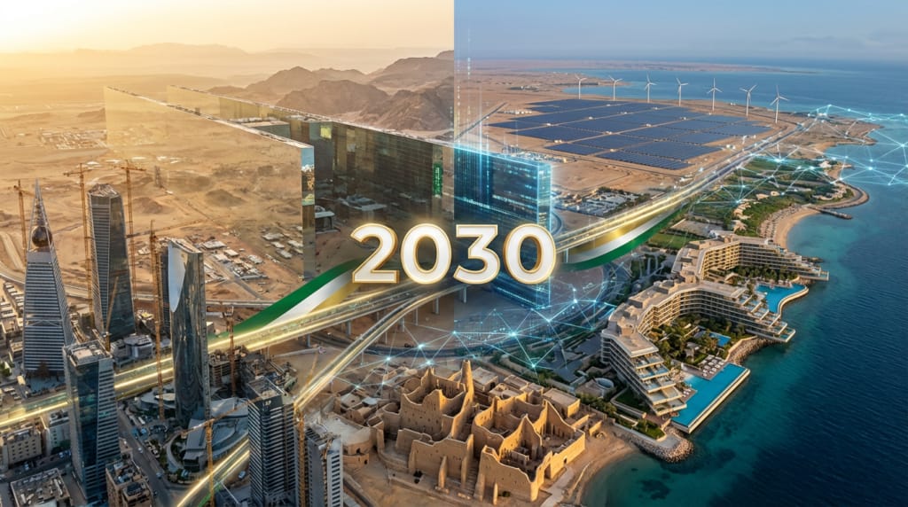 サウジアラビア Vision 2030 全体像のイメージ